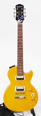 An Epiphone Les Paul model Slash signature special-2 'ADF', Appetite for Destruction pack with Slash Snake Pit-15 Amplifier, and guitar stand. - 2