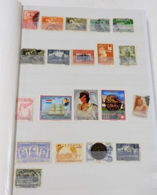 Philately; albums containing world stamps, for Germany, Asia and The Pacific, The Americas, Middle East, etc. (1 box) - 5