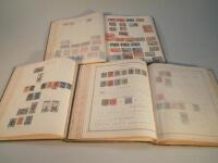 Three ideal postage stamp albums of Empire stamps