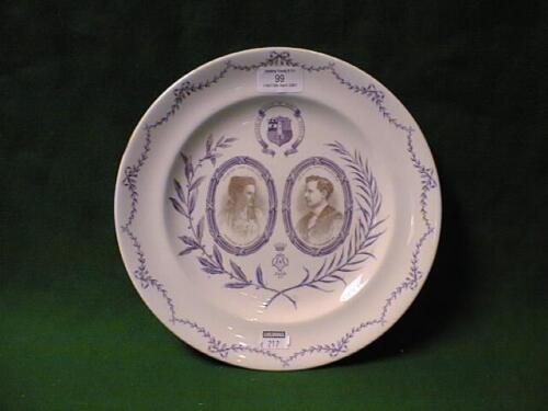 A Royal Worcester commemorative Plate