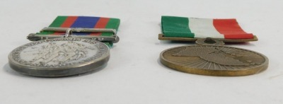 A Kuwaiti Liberation medal, together with a WWII Canadian Volunteer Overseas medal. (2) NB. Lots 1 to 50 in this auction are being sold with proceeds of sale being donated to Woody' Lodge Registered Charity (1173752) fund raising to continue their support - 3