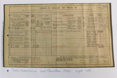 A George V Commission Document, to John Herbert Stellman Harrison, Royal Dublin Fusiliers on 16th July 1919. Transferred as Lt into the Yorkshire Regiment 29th July 1922, attached Kings African Rifles 1st September 2022. In the Irish Census of 1901 it sh - 3