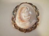 A large shell cameo, 5