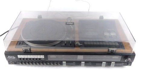 A Sanyo Hi-Fi music centre, model GXT4580MK.