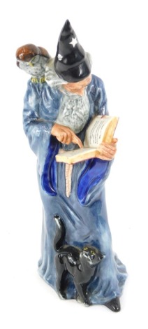 A Royal Doulton figure The Wizard, HN2877, printed marks beneath, 23cm high.