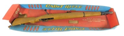 A Marx Toys bolt action cadet rifle, number 583, boxed.