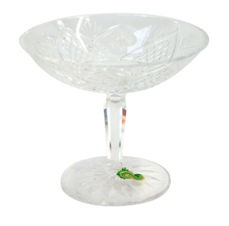 A Waterford Crystal sweetmeat dish, 13cm high, boxed.