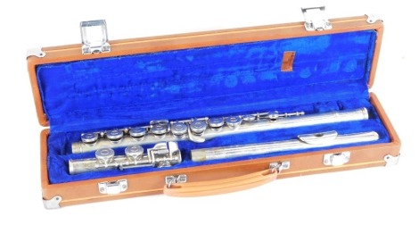 A Lark cased clarinet.