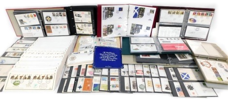 A large quantity of first day covers, to include British Achievements in Chemistry, all circa 70s and 80s, British Wildlife, etc. (1 box)