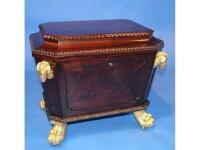 A 19thC mahogany wine cooler