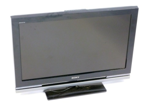 A Sony 32" colour television, model number KDL-32W4000, with remote.