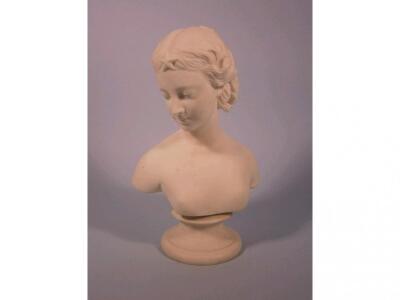 A Copeland Parian female bust