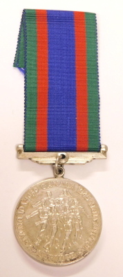 A silver Canadian volunteer service medal 1939-45.