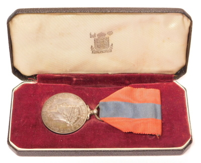 Two silver Imperial Service medals, being George V awarded to Laura Annie Jackson and George VI to Bert Gamlin. (2) - 2