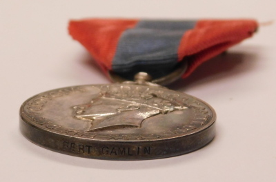 Two silver Imperial Service medals, being George V awarded to Laura Annie Jackson and George VI to Bert Gamlin. (2) - 4