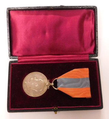 Two silver Imperial Service medals, being George V awarded to Laura Annie Jackson and George VI to Bert Gamlin. (2) - 5