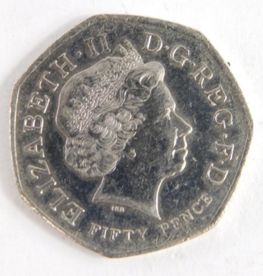 A 1759-2009 commemorative Kew Gardens commemorative fifty pence coin. - 2