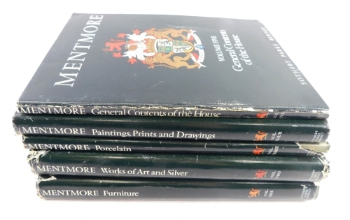 The Sotheby's Mentmore Hall Sale catalogue, hardback, in five albums, with dust wrappers and associated paperwork.