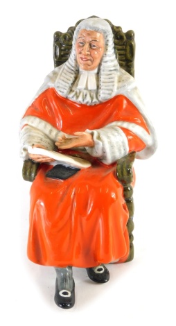 A Royal Doulton figure The Judge, HN2443, printed marks beneath, 17cm high.