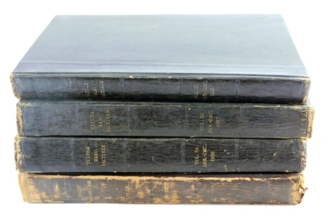 Four bound textile manufacturers albums, January and December 1929,1926, etc. (4)