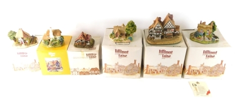 Various Lilliput Lane, to include Water Meadows, 9cm high, etc. (6, boxed)