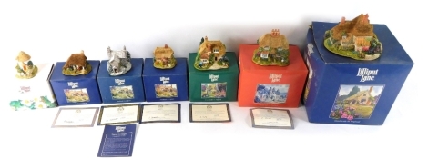 Various Lilliput Lane, to include Patterdale Cottage, 6cm high, etc. (7, boxed)