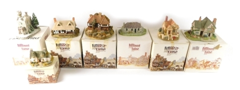 Various Lilliput Lane, to include Eumont Lodge, 10cm high, etc. (7, boxed)