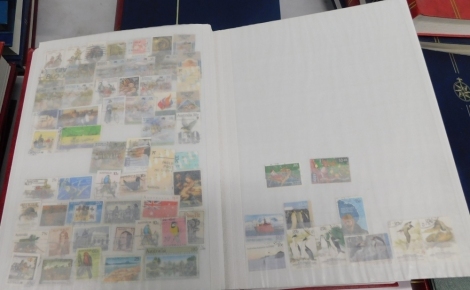 Various stamps, collectors stamps, accumulations of Spain and others. (10 stock albums)