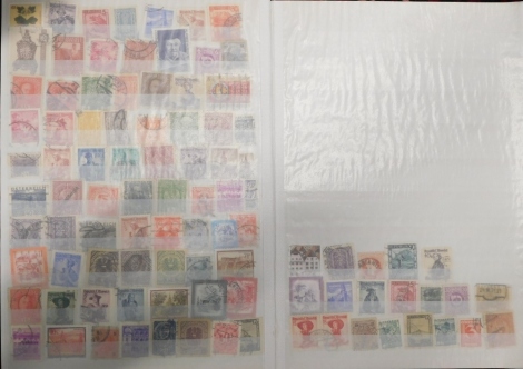 Various stamps, world used, various other accumulations, Andorra, etc. (10 stock albums)