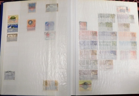 Various stamps, accumulations of world used, collectors stamps, Christmas Stamps of Great Britain album 1966-78, etc. (8 stock albums)