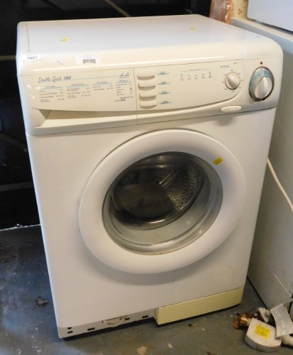 A Candy Double Quick 1300 washing machine, DEQ131. Buyer Note: WARNING! This lot contains untested or unsafe electrical items. It is supplied for scrap or reconditioning only. TRADE ONLY