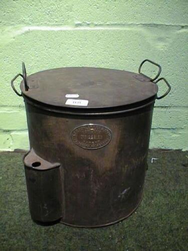 A Fowler's patent egg cleaner and coal bucket