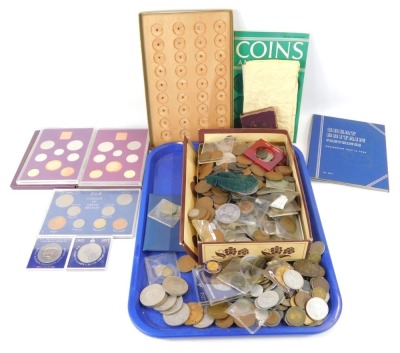 Victorian and later coinage, including silver sixpences, two Coinage of Great Britain and Northern Ireland set 1970, Pre Decimal Coin Set 1965, together with Royal commemorative medallions, including The Coronation of King George III and Queen Charlotte,