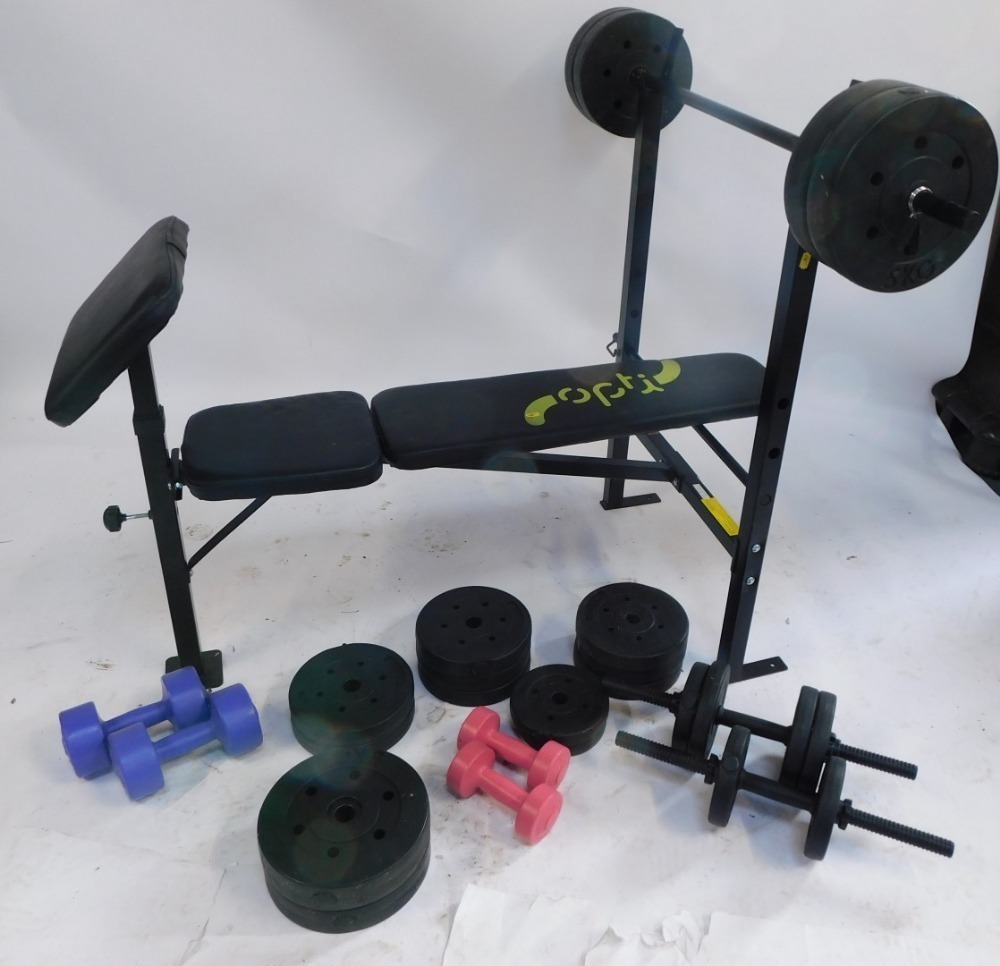 Opti best sale weights bench