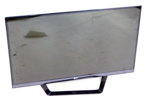 A LG 42" flat screen television, model no 42LM640T-ZA, with remote.