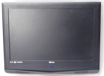 A Panasonic 31" LCD television, and a Tevion small television, lacking stand. - 4