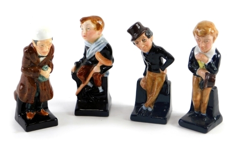 Various Royal Doulton Charles Dickens figures, to include Jingle, 10cm high, printed marks beneath. (4)