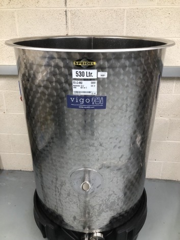 A Speidel 530 litre SOZ mixing tank, unused. Note: VAT is payable on the hammer price of this lot at 20%.