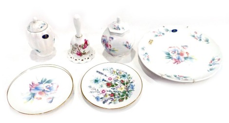 Various Aynsley china, Little Sweetheart and Chantille patterns, to include hand bell, 16cm high, etc, mainly boxed. (a quantity)