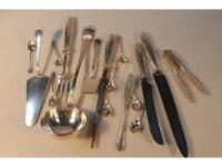 A small collection of Christophle silver plated flatware