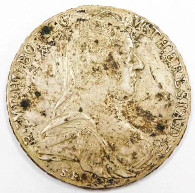 A Maria Theresa Thaler silver coin, 1780. - 2