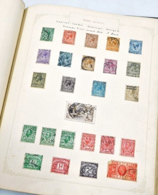 Philately. A stamp album, definitive, commemorative, world, GB and commonwealth used and unused stamps to include a Victorian penny black with watermark, George V Silver Jubilee penny, Canada, China, Japan, Liechtenstein, Ukraine, Nyassaland, Persia, Bava - 3