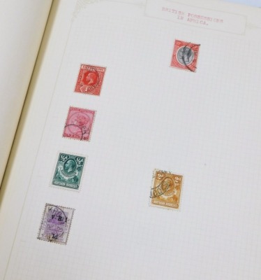 Philately. A stamp album, definitive, commemorative, world, GB and commonwealth used and unused stamps to include a Victorian penny black with watermark, George V Silver Jubilee penny, Canada, China, Japan, Liechtenstein, Ukraine, Nyassaland, Persia, Bava - 5