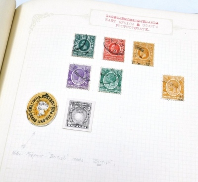 Philately. A stamp album, definitive, commemorative, world, GB and commonwealth used and unused stamps to include a Victorian penny black with watermark, George V Silver Jubilee penny, Canada, China, Japan, Liechtenstein, Ukraine, Nyassaland, Persia, Bava - 9