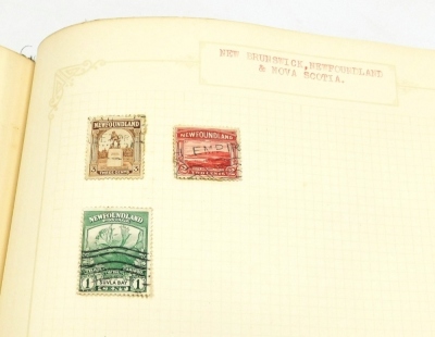 Philately. A stamp album, definitive, commemorative, world, GB and commonwealth used and unused stamps to include a Victorian penny black with watermark, George V Silver Jubilee penny, Canada, China, Japan, Liechtenstein, Ukraine, Nyassaland, Persia, Bava - 18