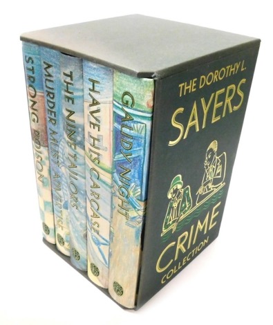 Folio Society. The Dorothy Sayers Crime Collection, comprising Strong Poison, Murder Must Advertise, The Nine Tailors, Have His Carcase, and Gaudy Night, in presentation case.