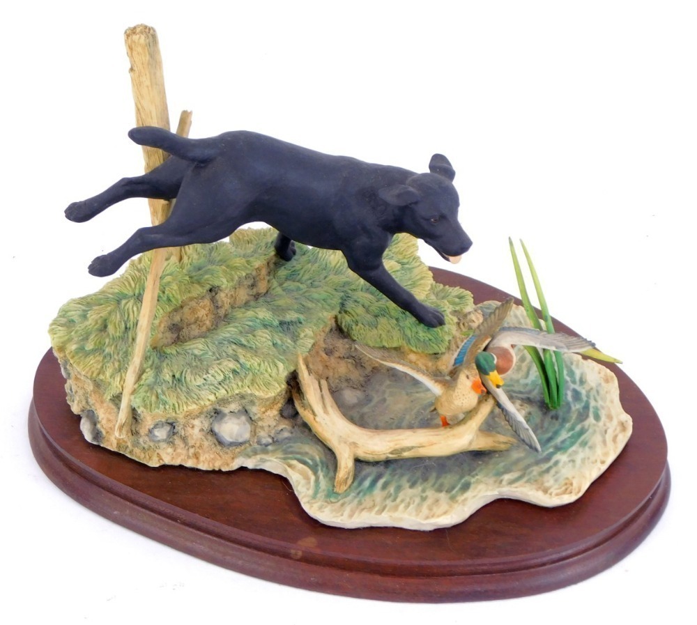 Border fine arts sales black labrador