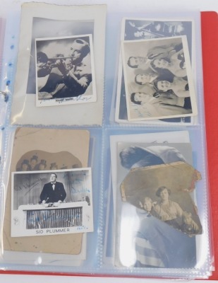 A collection of black and white signed photographs, reportedly from artists that appeared at the Sunderland Theatre between 1948 and 1953, to include Johnny Lockwood, The Killroys, The Smith Brothers, The Kelroys, Kenny Baker, Fran and Ann Prince, Boy De- - 4