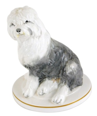 A Royal Worcester Old English Puppy figure, modelled by Kenneth Potts, dated 1978, 13cm high.