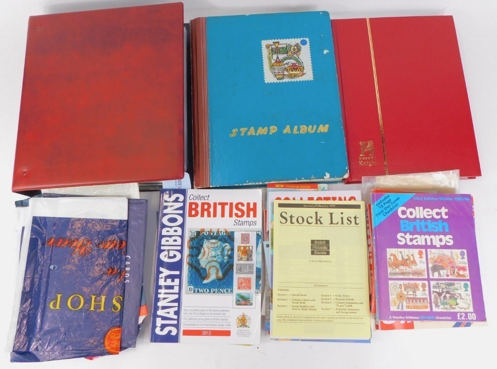 Philately. A Wessex Knight album containing a collection of used